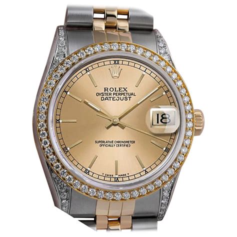 datejust rolex with tapestry dial|rolex 16233 with diamonds.